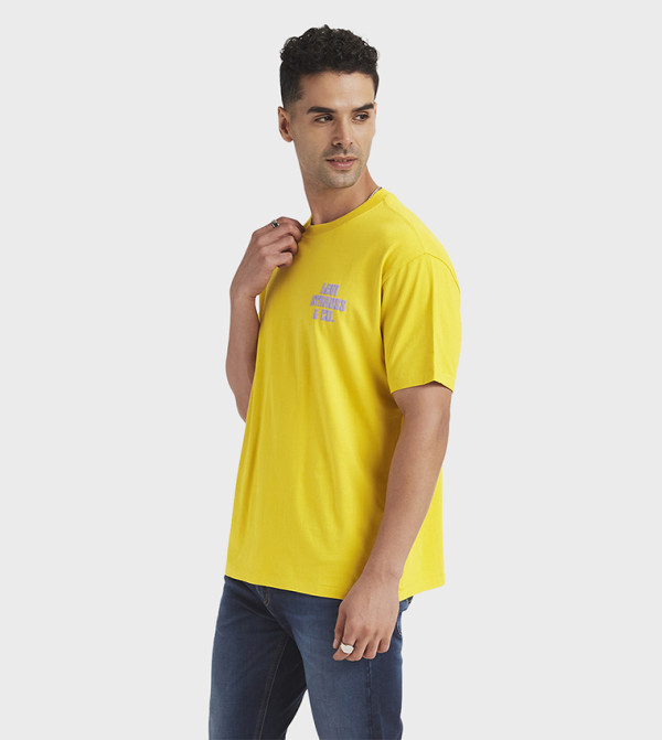 Levi's Levi's - Yellow Round Neck T-Shirts