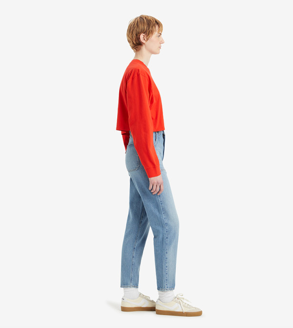 ليفايز  جينز استايل موم - أزرق Mom Jeans