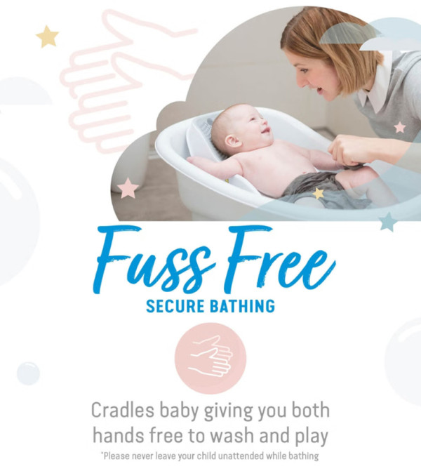 Angelcare Angelcare - Grey Bath Tub & Bathers