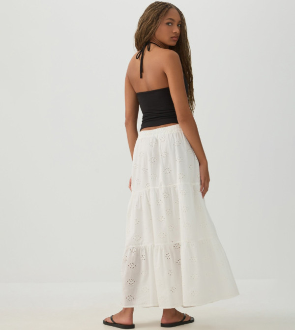 Ardene Skirts - White Maxi Skirts