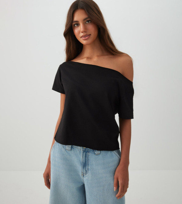 Ardene Ardene - BLACK Short Sleeve T-Shirts