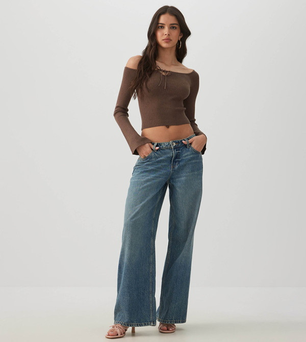 اردين  توبات قصيرة - بني  Cropped Tops