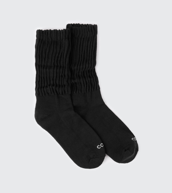 اردين  جوارب   - أسود Calf Length Socks