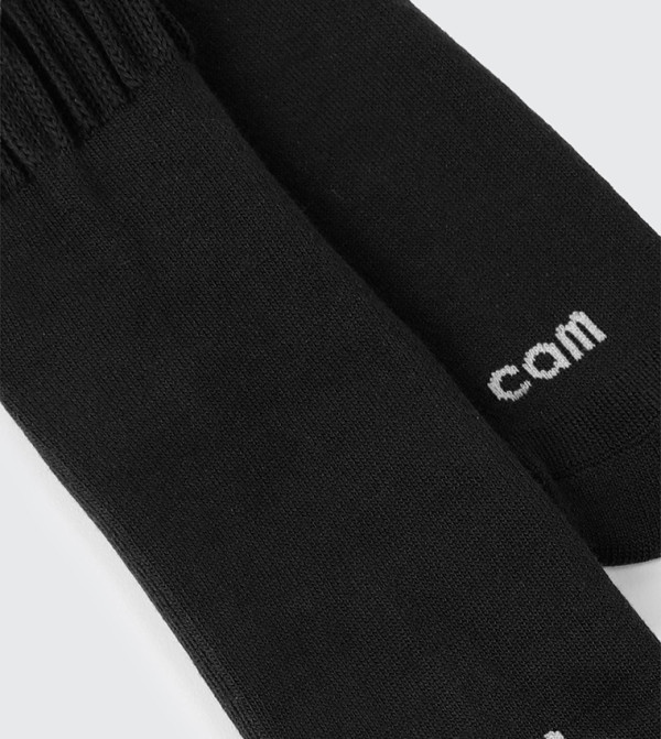 اردين  جوارب   - أسود Calf Length Socks