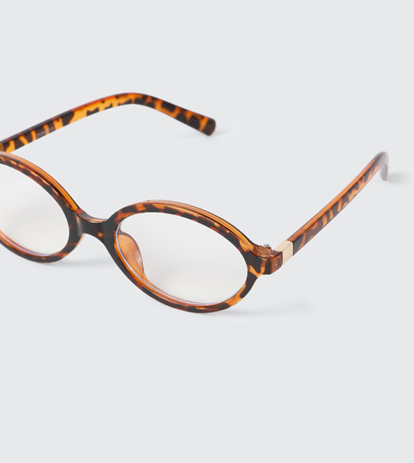 Ardene  Retro Sunglasses - Brown undefined
