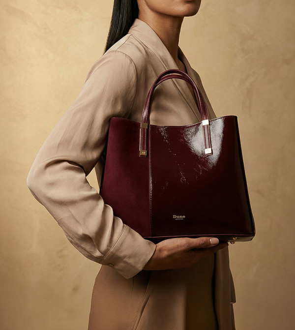 Dune London Bags - Burgundy Tote Bags