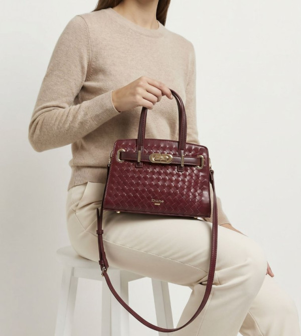 Dune London Bags - Burgundy Satchel Bags