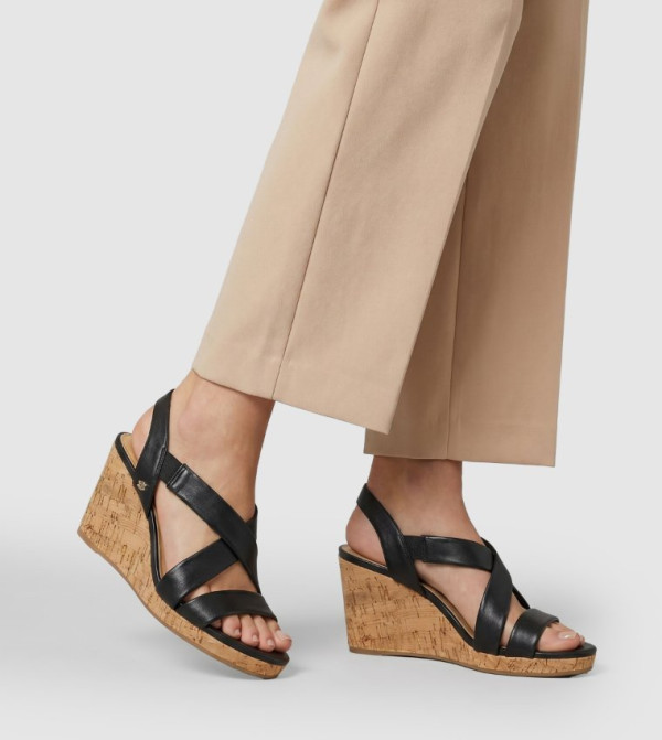 Dune London  - Black Wedges