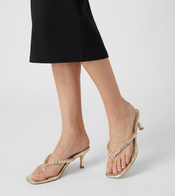 Dune London  - Gold Heels