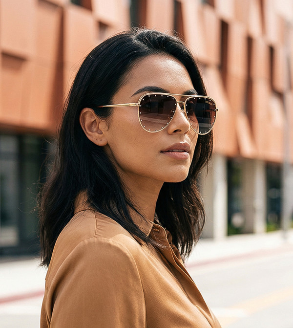 Steve Madden Aviators - Gold undefined