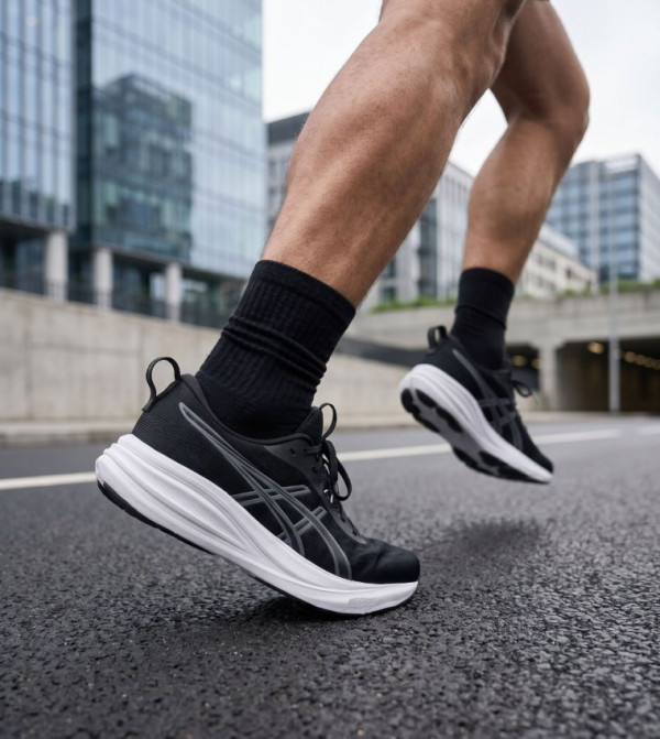 Asics  Sports Shoes - Black Running Shoes