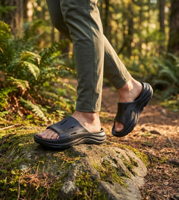 Hoka Hoka - BLACK Slides