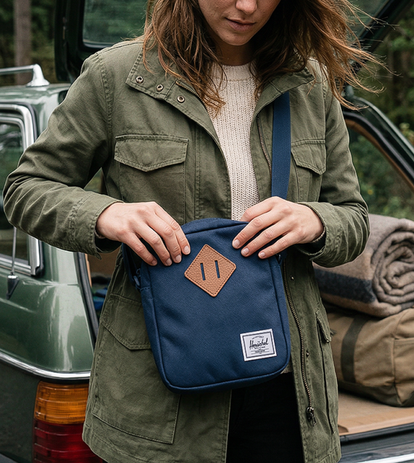 Herschel Bags - Navy Cross Body Bags
