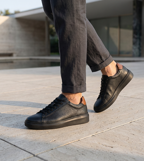 Hush Puppies Hush Puppies - BLACK Low Top