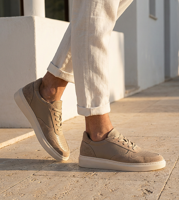 Hush Puppies Hush Puppies - Beige Low Top