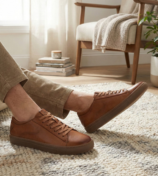 Hush Puppies Hush Puppies - Tan Low Top