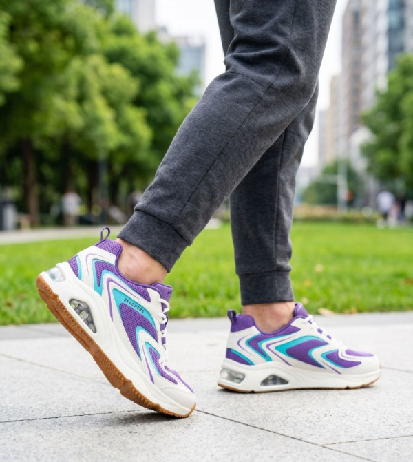 سكيتشرز  heatwave-ready-m - متعدد أحذية برقبة منخفضة 