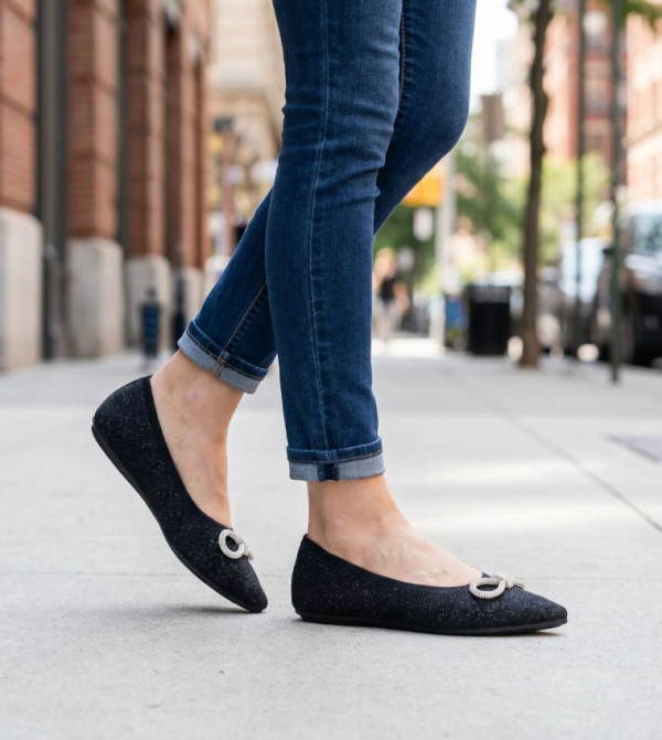 Skechers  - Black Casual Slip-ons