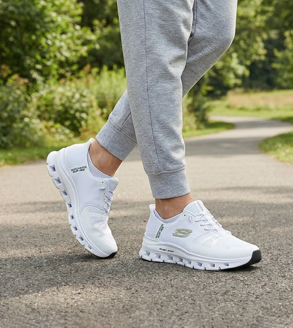 Skechers  Sports Shoes - White Walking Shoes