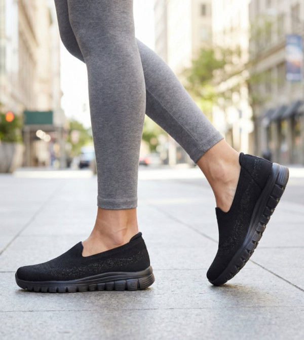 Skechers Slip-Ons - Black Casual Slip-ons