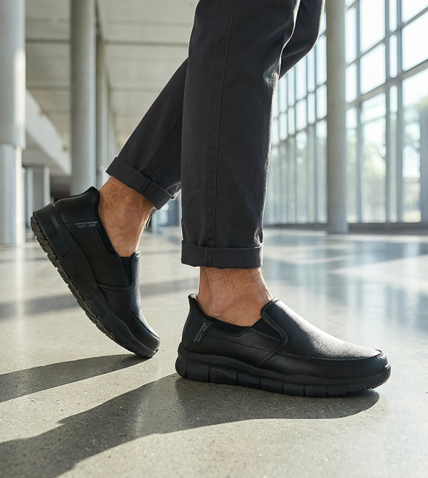 Skechers  Slip-ons - Black Casual Slip-ons