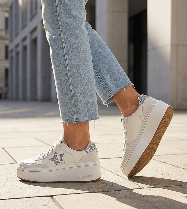 Skechers  - White Low Top