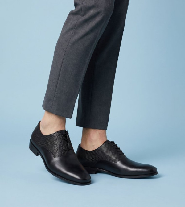 Aldo  Formal Shoes - Black Formal Lace-Up Shoes