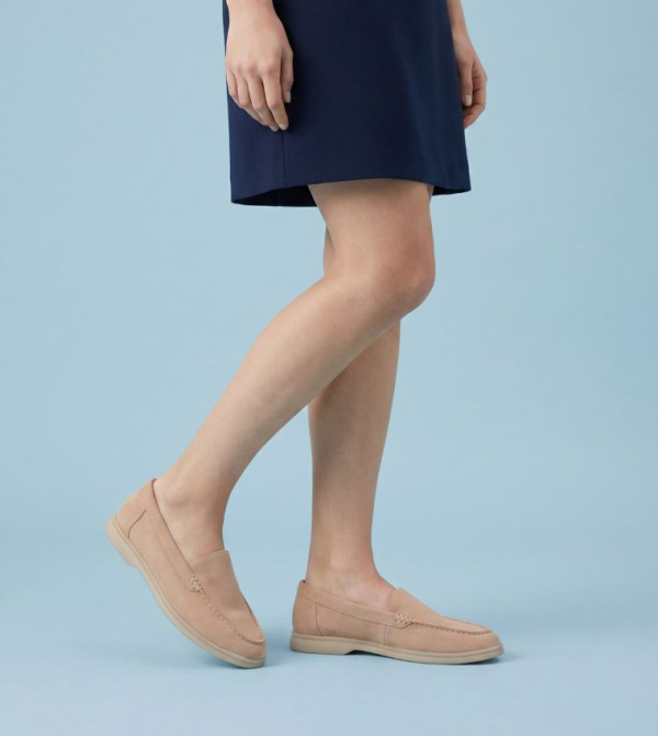 Aldo  Slip-Ons - Beige Casual Slip-ons