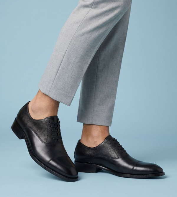 Aldo Formal Shoes - Black Formal Lace-Up Shoes