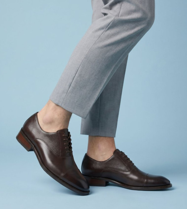 Aldo Formal Shoes - Brown Formal Lace-Up Shoes