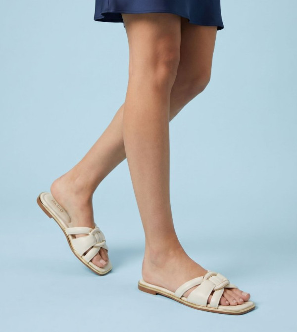 Aldo  Shoes - White Flat Sandals