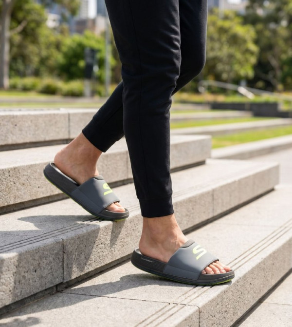 Skechers  Flip flops and Slides - Grey Slides