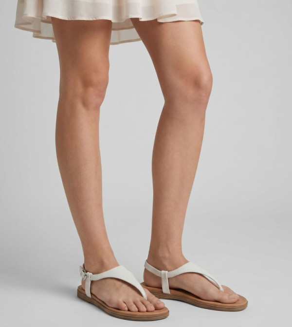 Call it Spring Call It Spring - White Flat Sandals