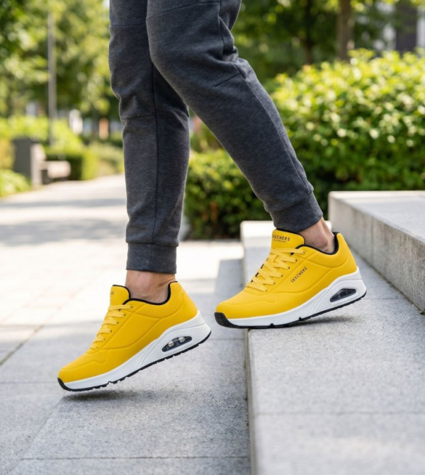 Skechers  heatwave-ready-m - Yellow Low Top