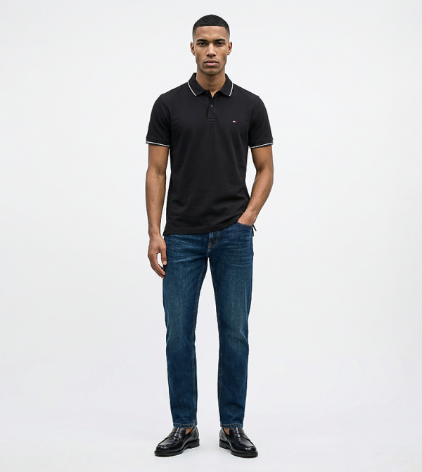Tommy Hilfiger - BLACK Polo T-shirts
