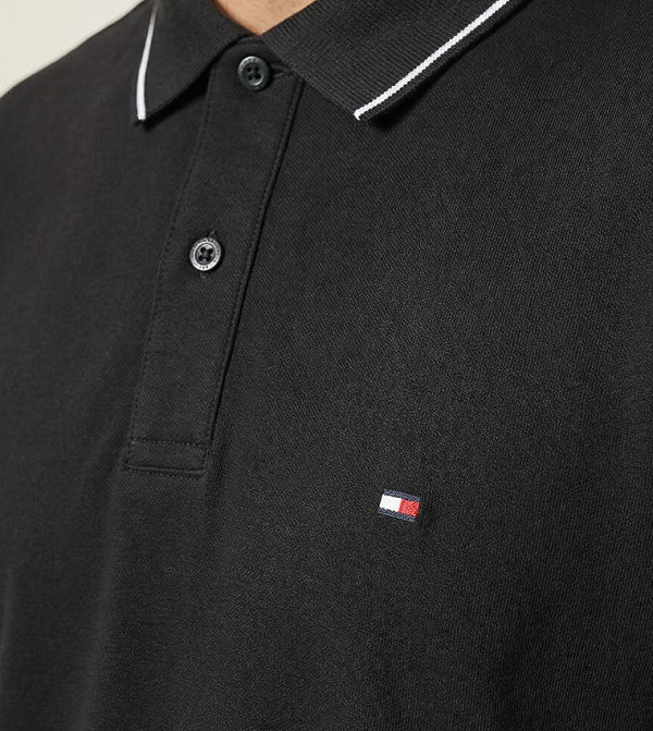 Tommy Hilfiger - BLACK Polo T-shirts