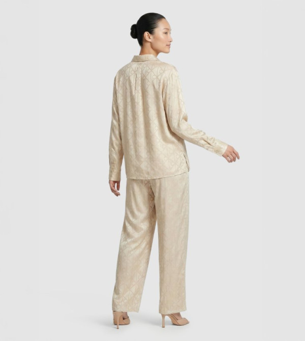 كالفين كلاين كالفين كلاين - كريمي  Pyjama Set