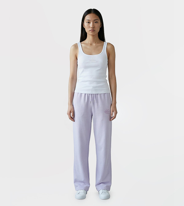 Calvin Klein Jeans Clothing - White Sleeveless Tops