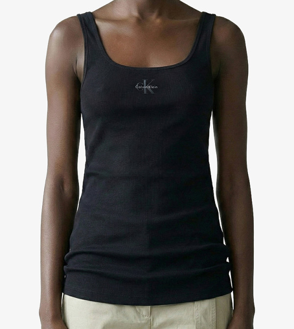 Calvin Klein Jeans  Sleeveless Tops - BLACK Sleeveless Tops