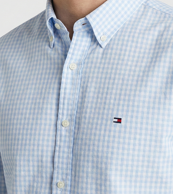 تومي هيلفيغر  أكمام طويلة - أزرق Long Sleeves