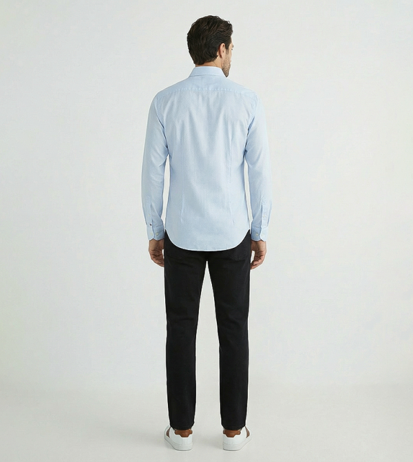 تومي هيلفيغر - أزرق Long Sleeves