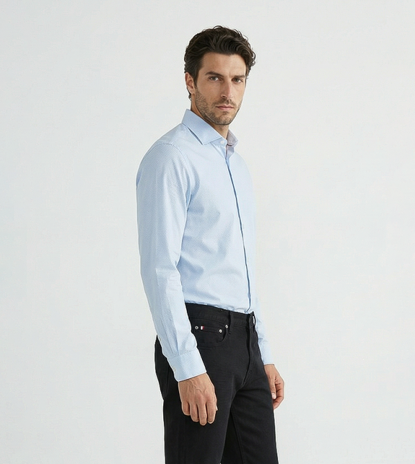 تومي هيلفيغر - أزرق Long Sleeves
