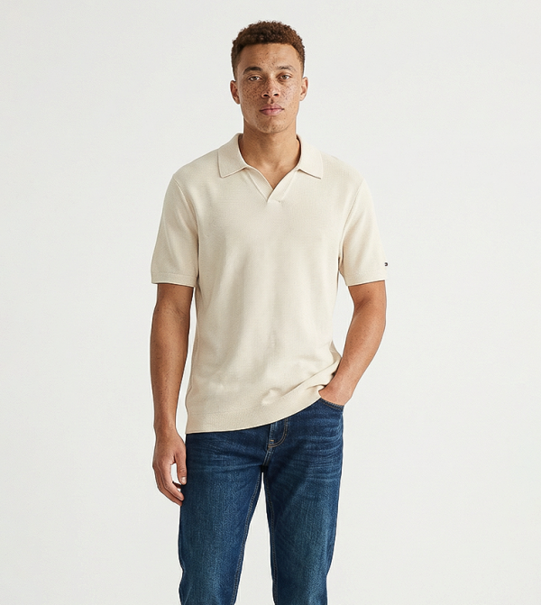 Tommy Hilfiger  Polo T-Shirts - Beige Polo T-shirts