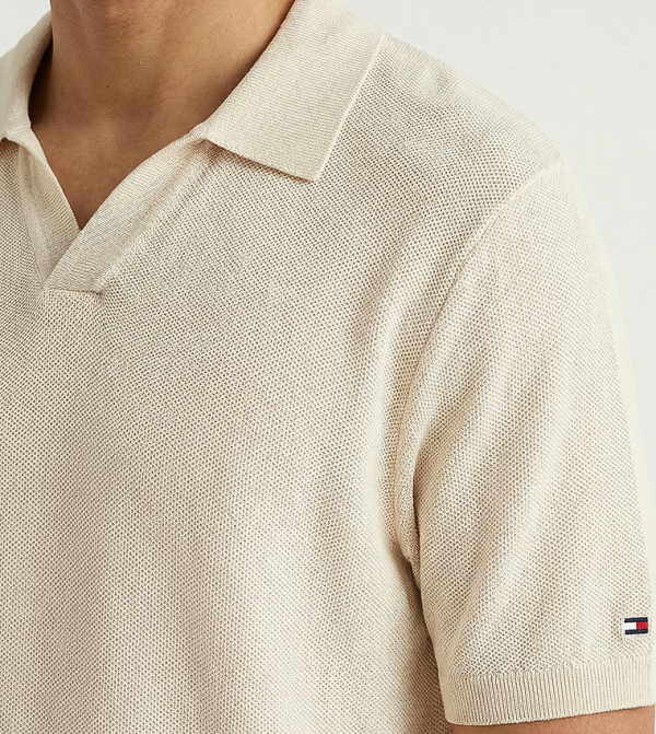 Tommy Hilfiger  Polo T-Shirts - Beige Polo T-shirts