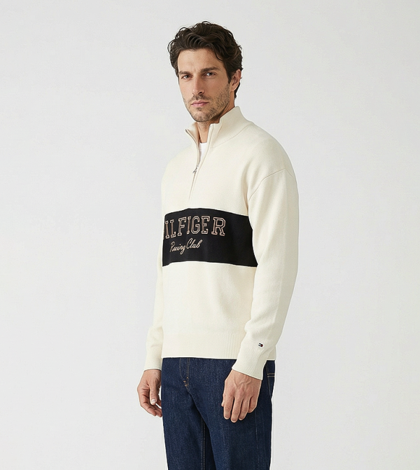 Tommy Hilfiger Clothing - Beige Sweaters
