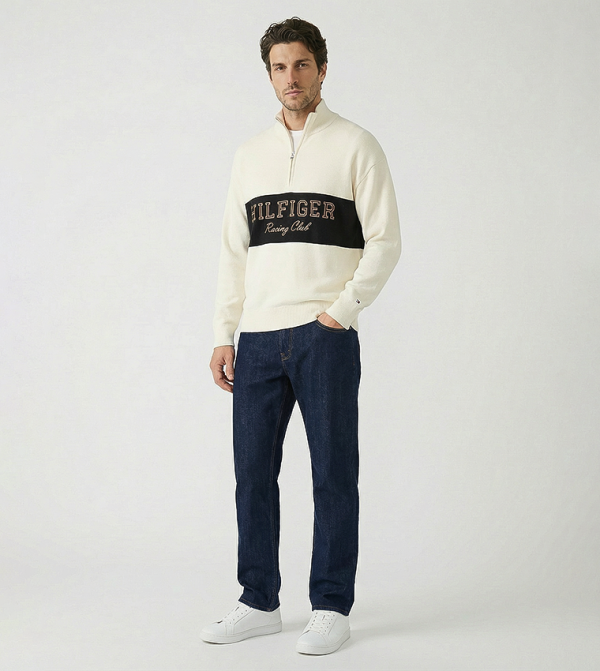 Tommy Hilfiger Clothing - Beige Sweaters