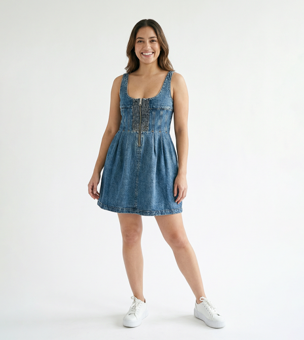 تومي هيلفيغر  corset-bubble-edit - أزرق Mini Dresses