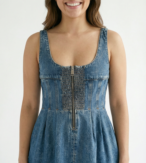 تومي هيلفيغر  corset-bubble-edit - أزرق Mini Dresses
