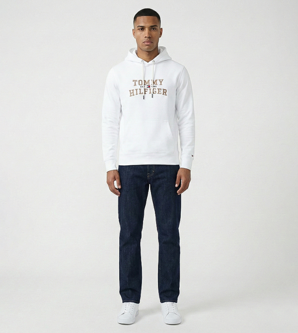 تومي هيلفيغر  ملابس - أبيض هودي