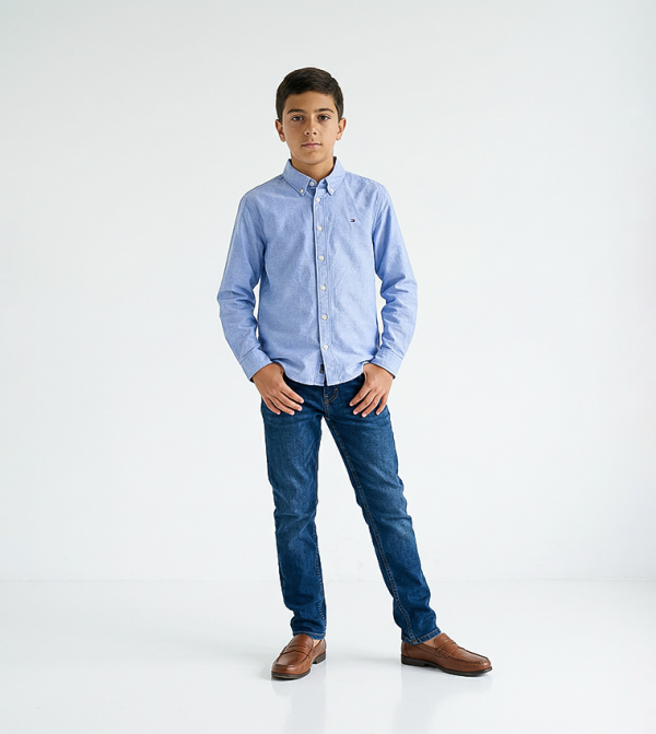 تومي هيلفيغر  ملابس - أزرق قمصان